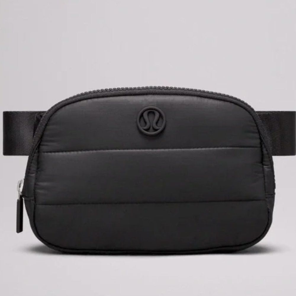 Lululemon Wunder Puff Everywhere Belt Bag 1L in Black SADDLE BAG FANNY PACK NWT - Picture 4 of 11